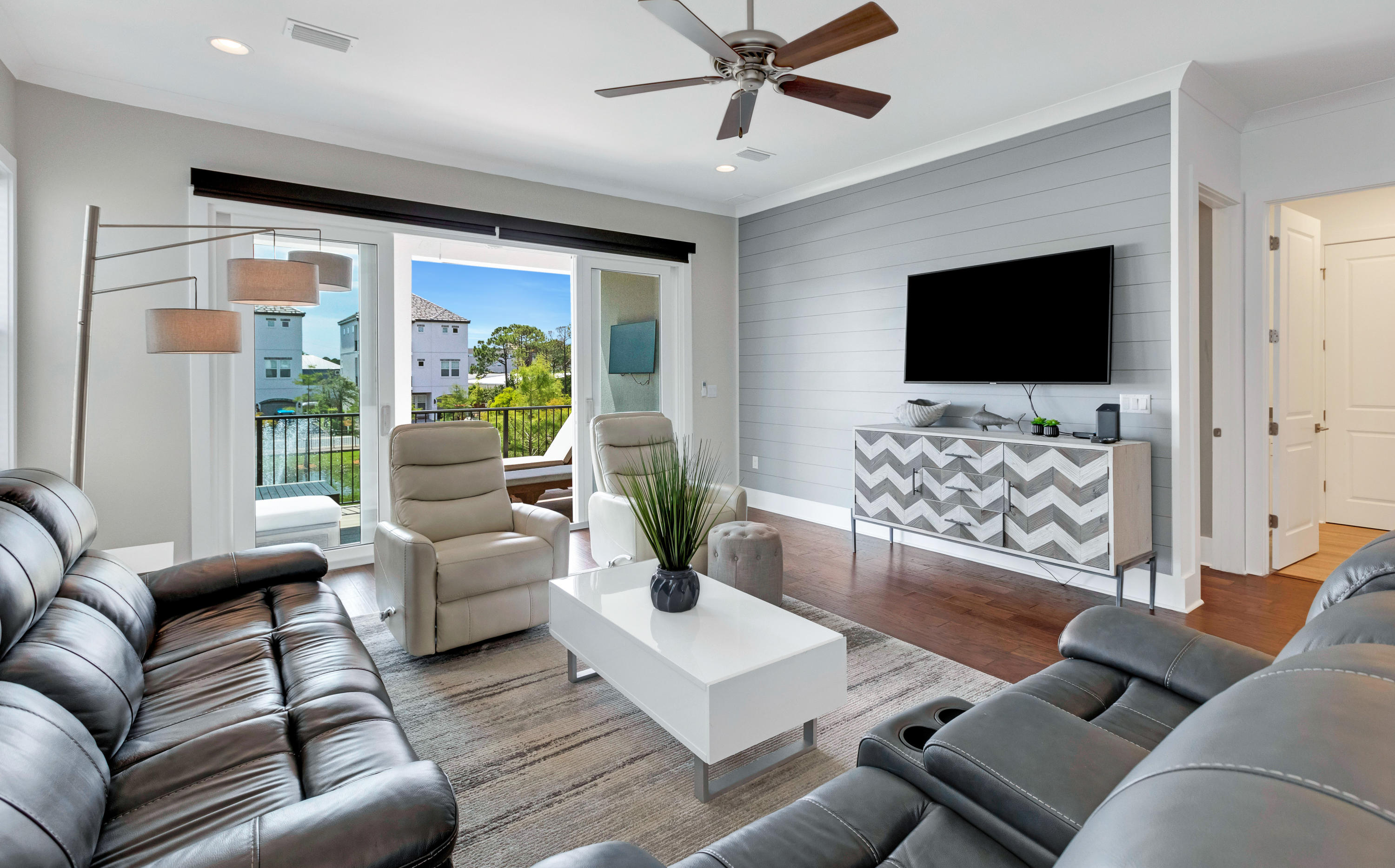 33 Calla Way Miramar Beach, FL 32550 - Photo 23 of 62 a living room with furniture and a flat screen tv