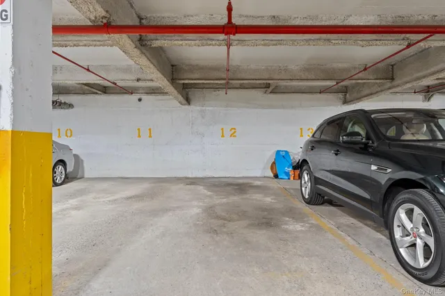 a view of parking garage