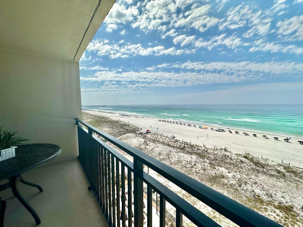 381 Santa Rosa Boulevard, Unit 709 Fort Walton Beach, FL 32548 - Photo 19 of 20 a view of outdoor space with wooden floor and lake view