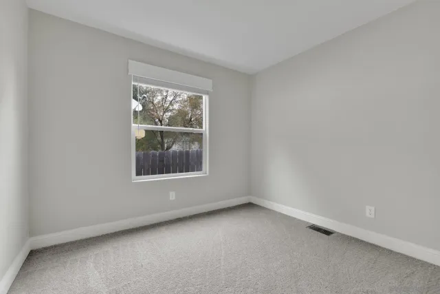 a view of an empty room