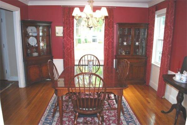 8 Thornton Road Waltham, MA 02453 - Photo 9 of 17 a view of an entryway with a table and chair