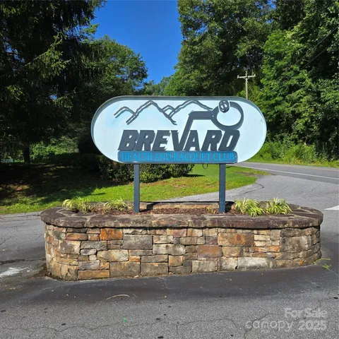 a front view of house with garden and trees