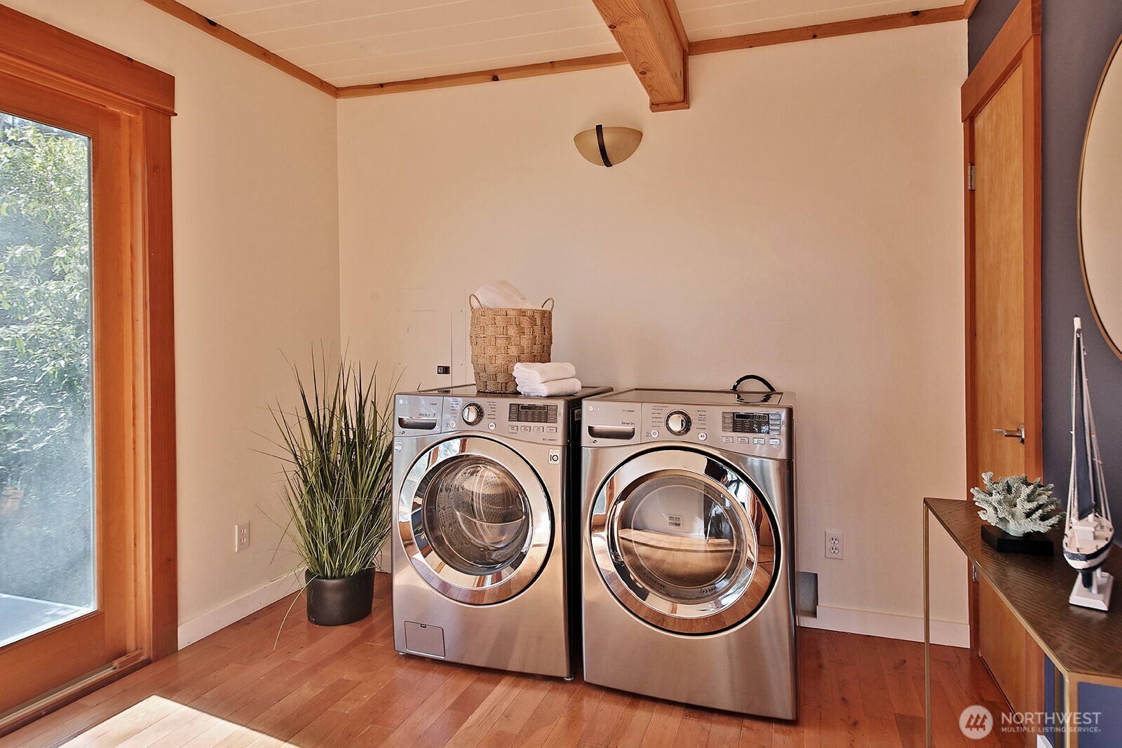 2282 East Whidbey Shores Road Langley, WA 98260 - Photo 20 of 38 a utility room with dryer and washer