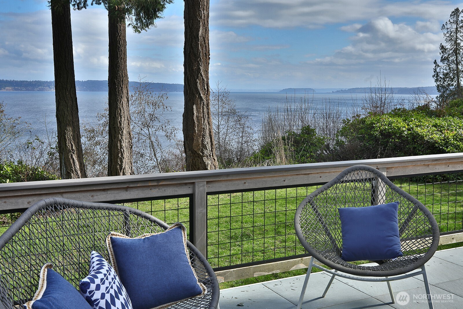 2282 East Whidbey Shores Road Langley, WA 98260 - Photo 25 of 38 a view of roof deck with furniture