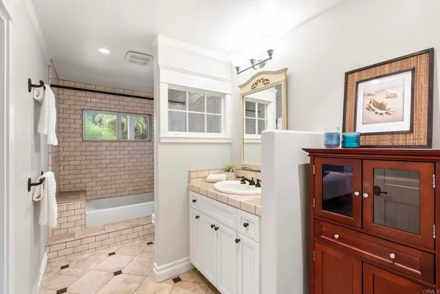 a view of a lake with a house