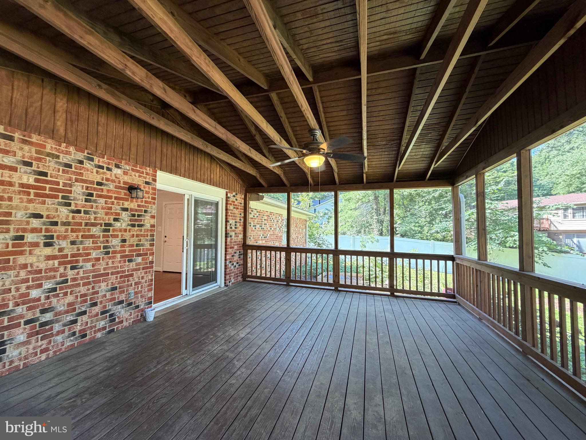 7216 Reservation Drive Springfield, VA 22153 - Photo 9 of 44 Spacious Screen Porch