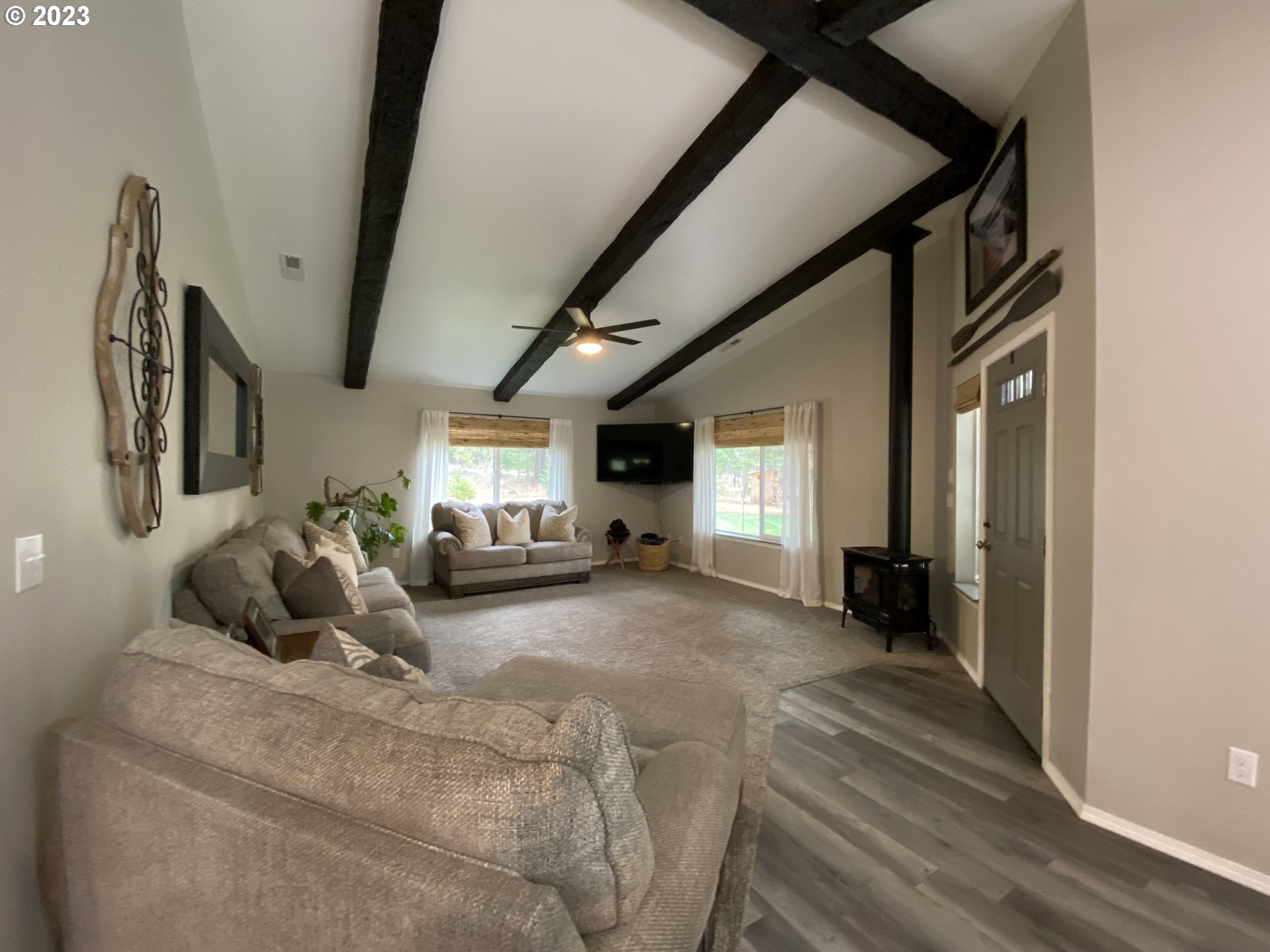 227 Locust Lane Goldendale, WA 98620 - Photo 12 of 48 a bed room with a bed and a tv