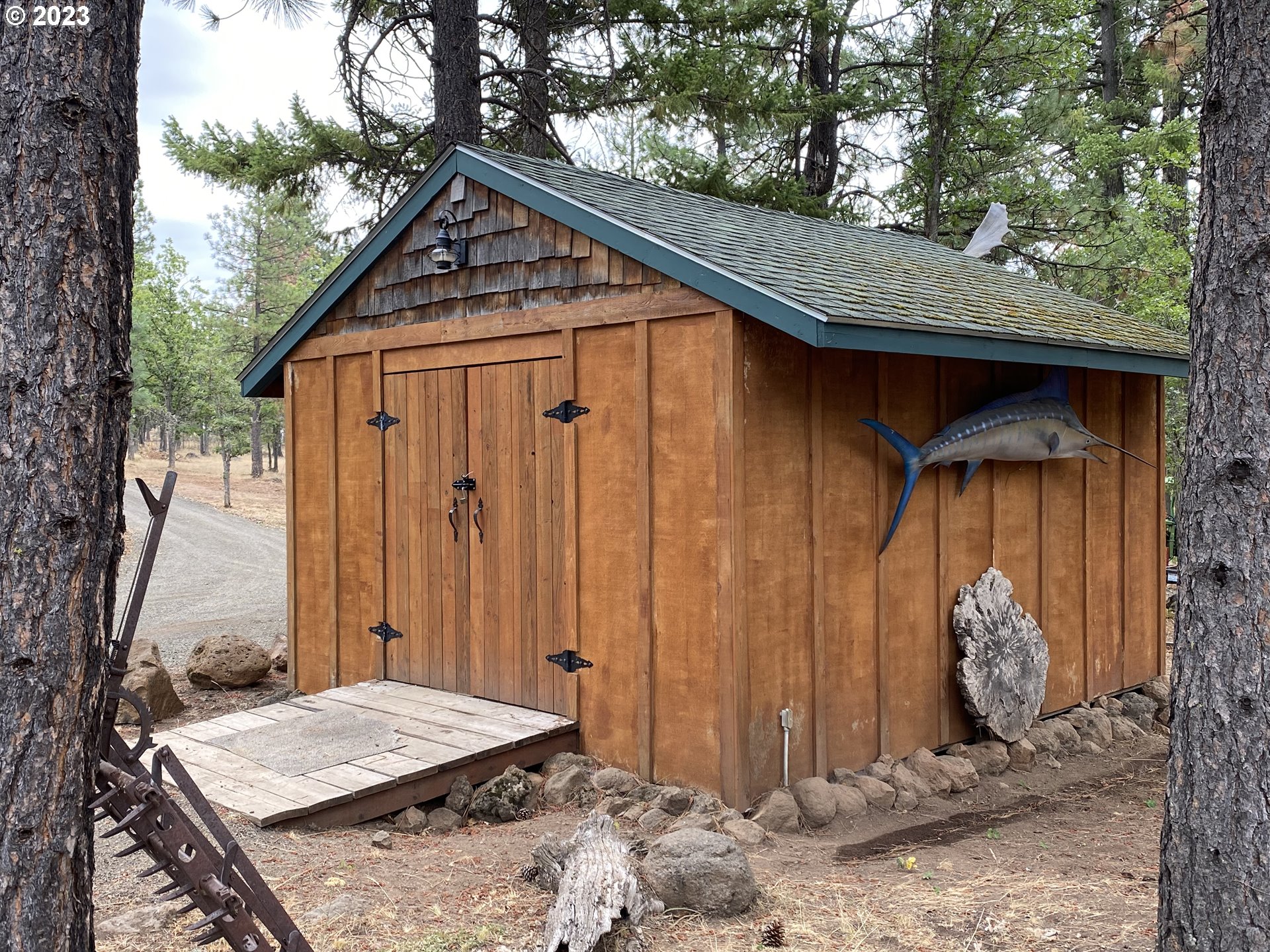 227 Locust Lane Goldendale, WA 98620 - Photo 32 of 48 a wooden door in front of house