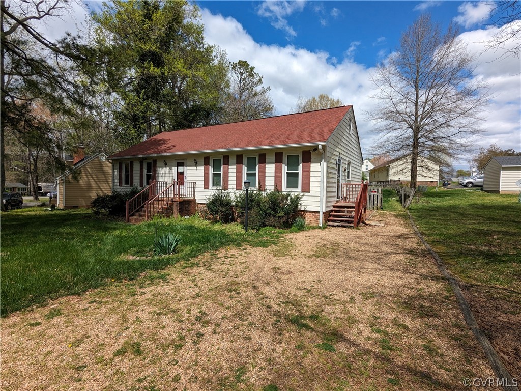 7531 Drexelbrook Road Chesterfield, VA 23832 - Photo 2 of 29 a view of a yard in front of a house