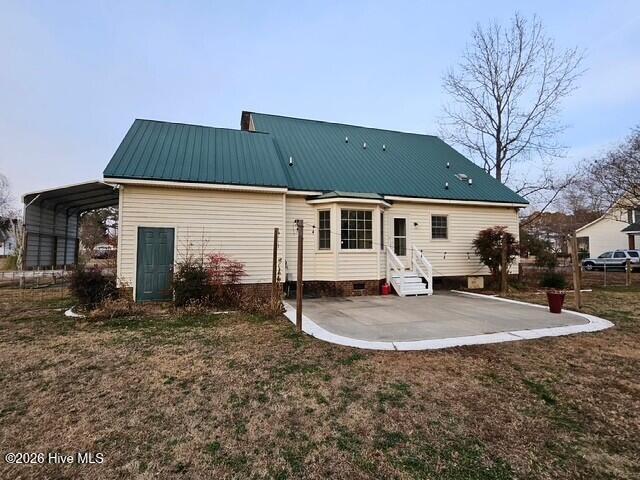 567 Ridge Drive Winterville, NC 28590 - Photo 11 of 47 Rear View with Garage walk-out & patio