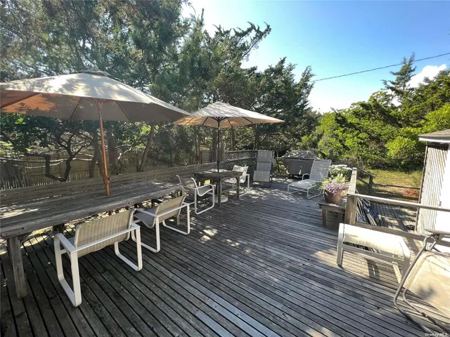 an outdoor space with seating