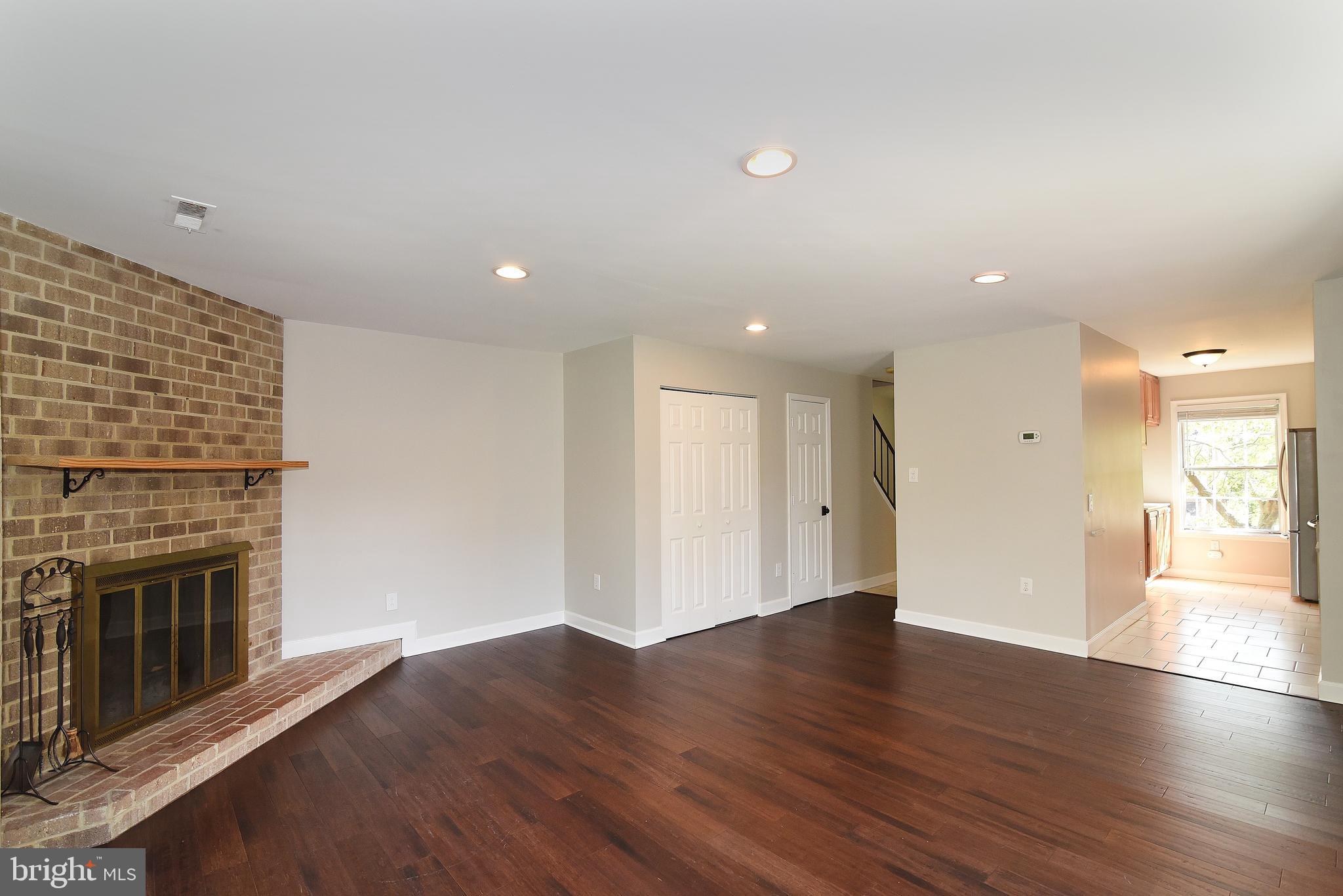901 South Rolfe Street, Unit 2 Arlington, VA 22204 - Photo 6 of 33 Open Living / Dining w/ Fireplace