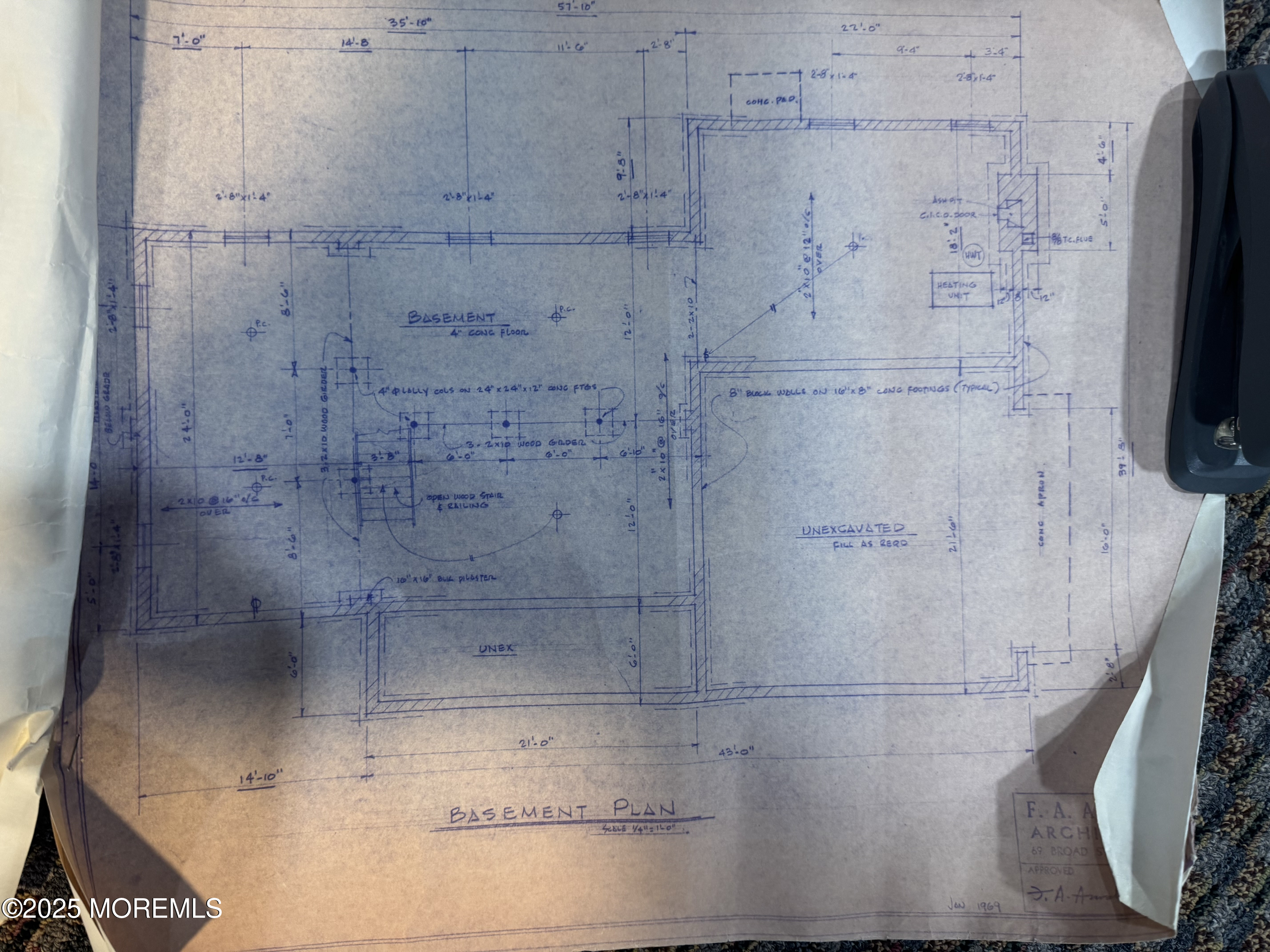 17 Emma Place Eatontown, NJ 07724 - Photo 18 of 19 Basement Floor Plan