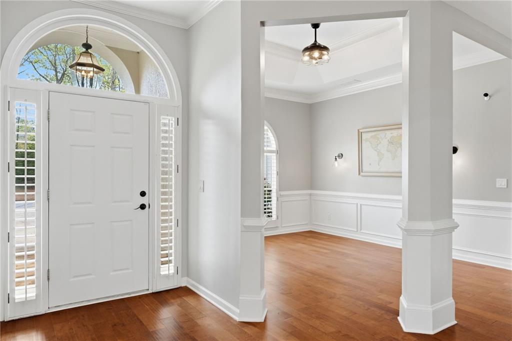 3875 Montvale Crossing Cumming, GA 30041 - Photo 7 of 53 a view of empty room with wooden floor