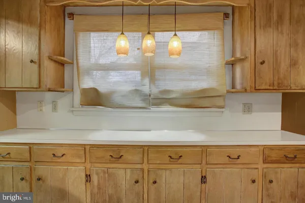 a bathroom with a mirror