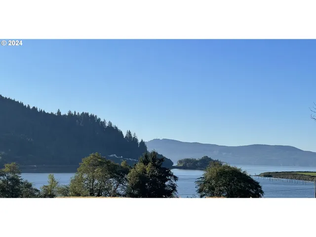 a view of city and mountain
