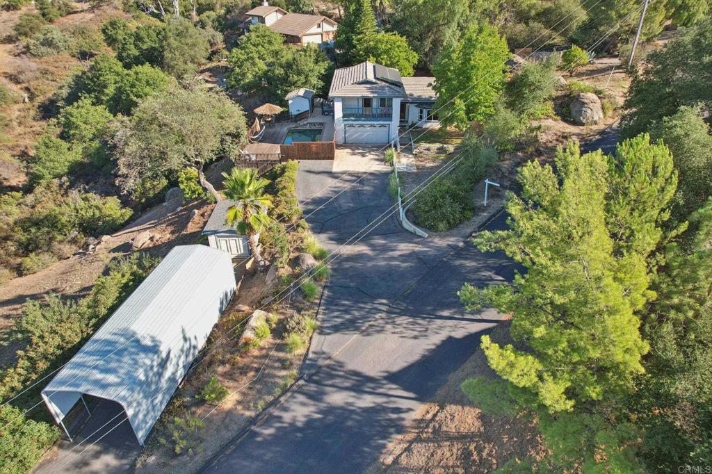 1921 Via Corina Alpine, CA 91901 - Photo 6 of 62 an aerial view of a house with a yard and lake view