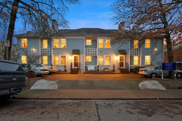 a view of a house with entertaining space