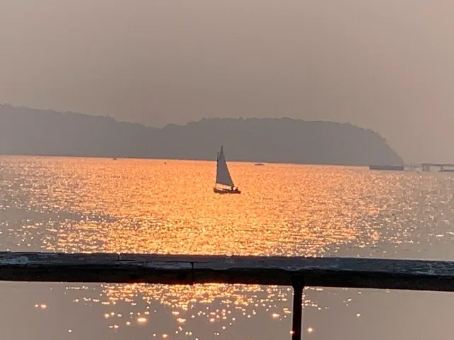 a view of sky from window