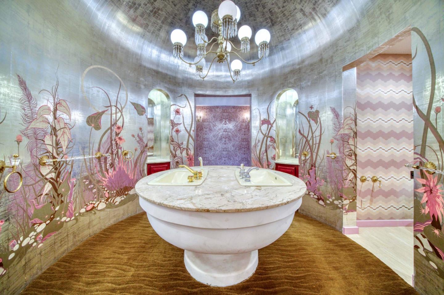 800 El Granada Boulevard El Granada, CA 94019 - Photo 34 of 57 a room with a chandelier and pool table