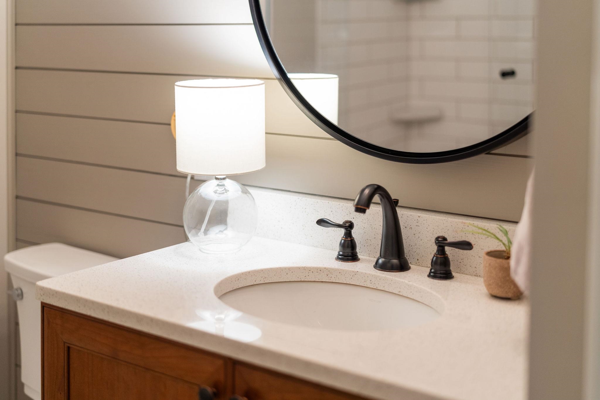 162 Cold Springs Road Stuarts Draft, VA 24477 - Photo 14 of 33 a bathroom with a sink and a mirror