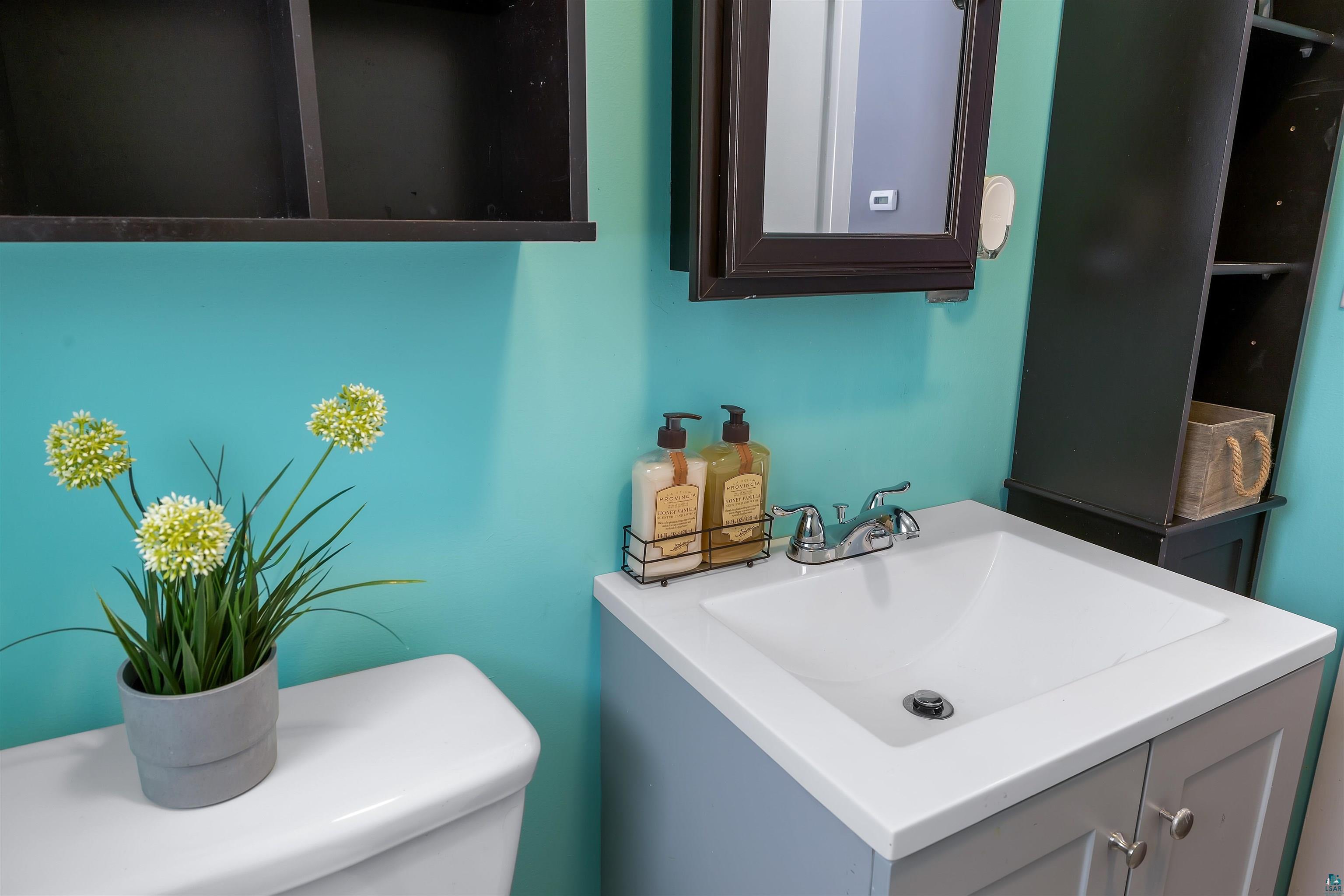 1101 13th Street South Virginia, MN 55792 - Photo 28 of 43 Half bath with vanity and toilet