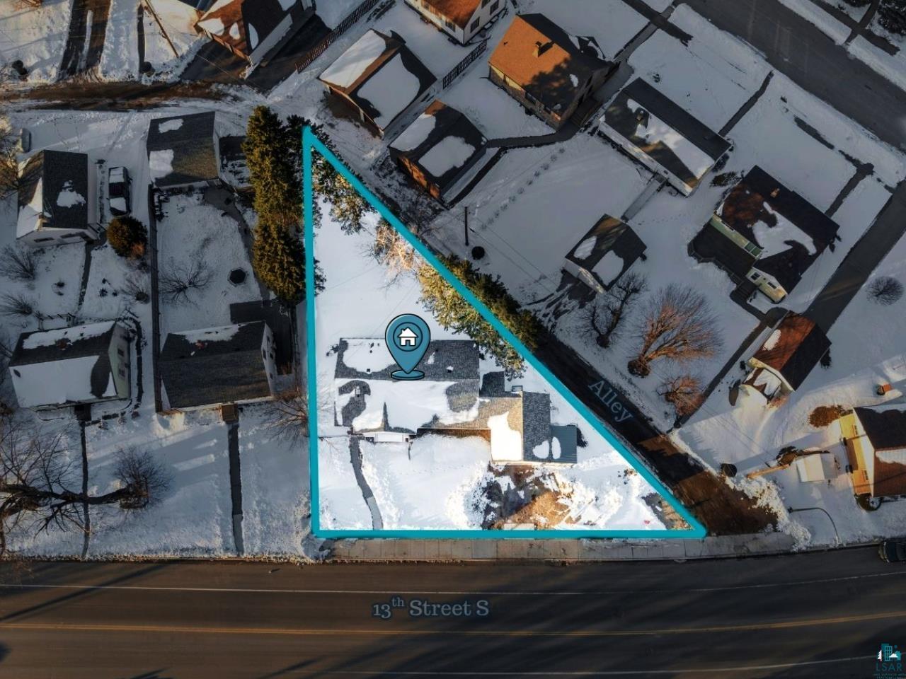 1101 13th Street South Virginia, MN 55792 - Photo 39 of 43 Aerial view of residential area