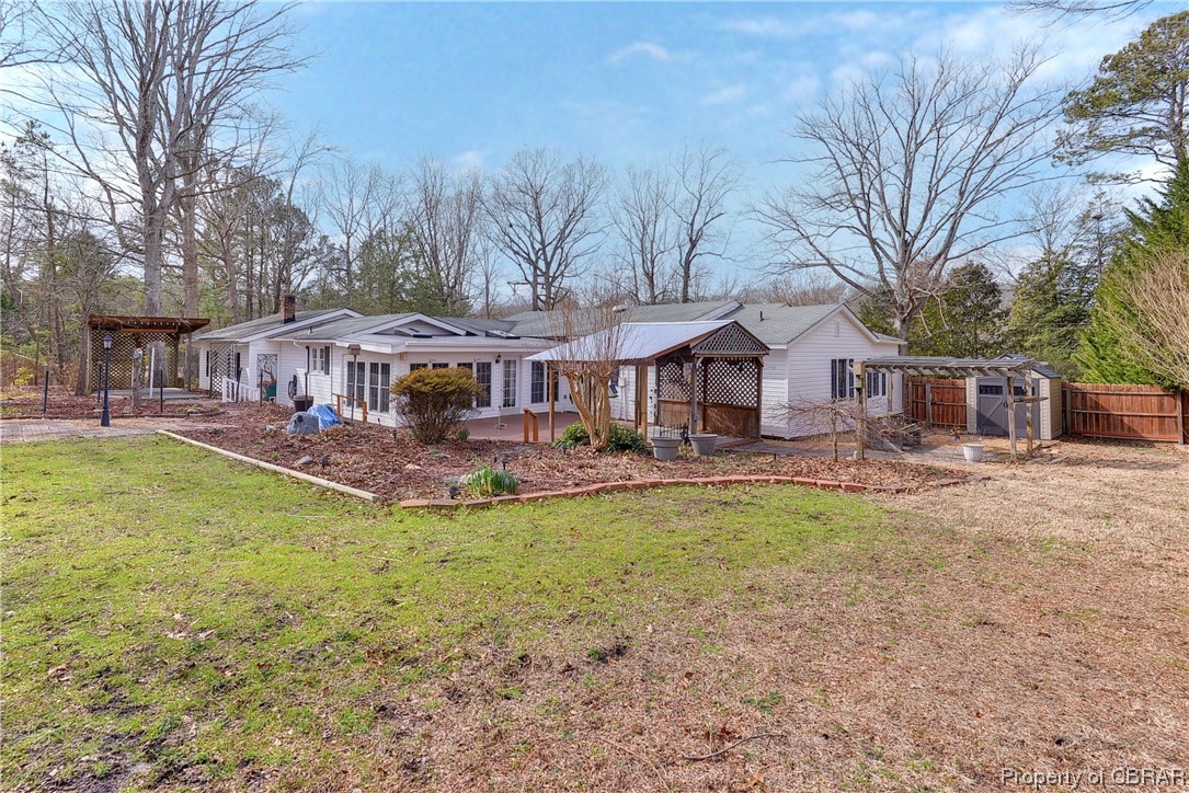 3159 Old Stage Road Toano, VA 23168 - Photo 35 of 44 Side view of home from backyard