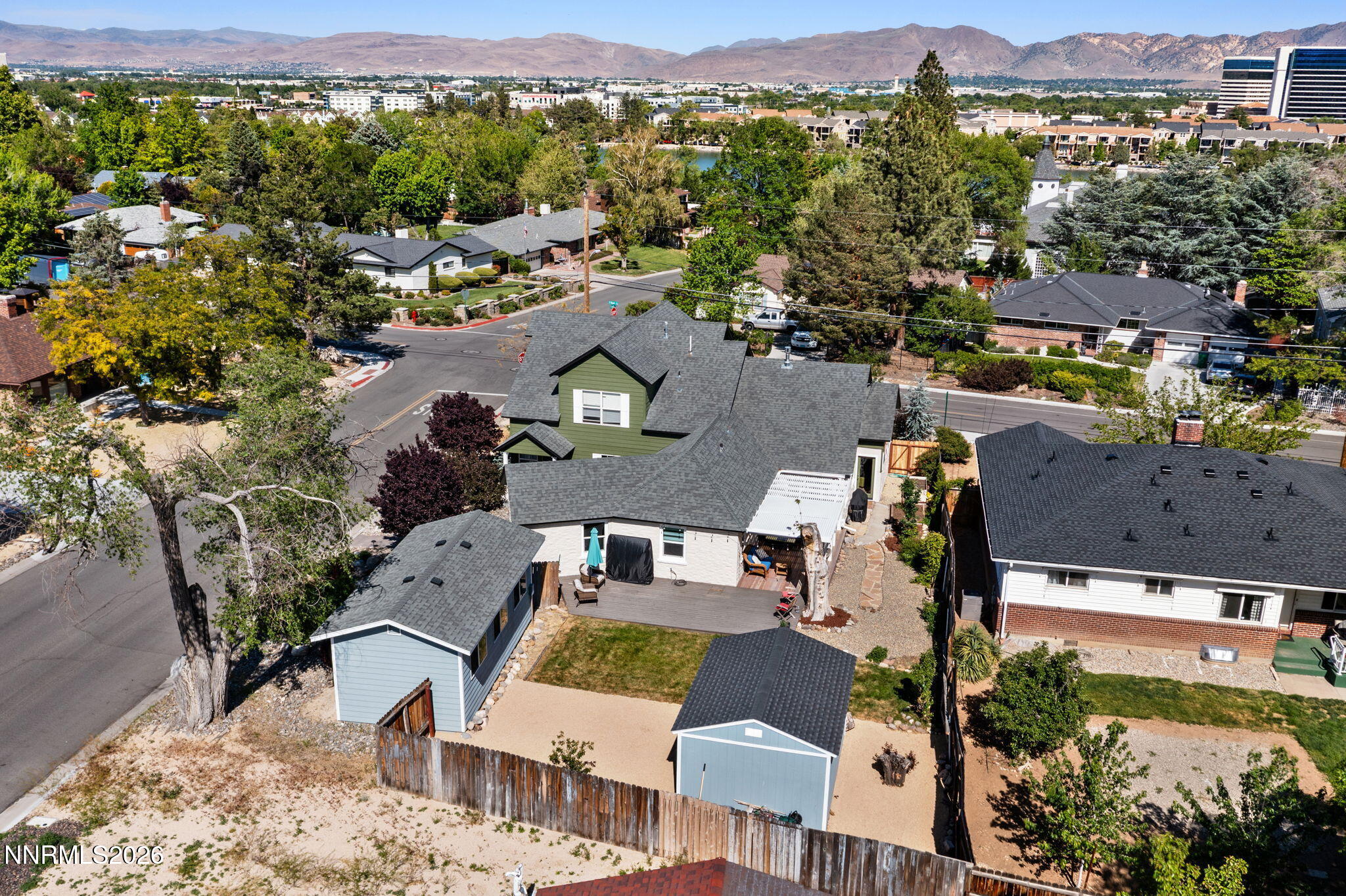 300 Country Club Drive Reno, NV 89509 - Photo 44 of 48 an aerial view of a house with a mountain