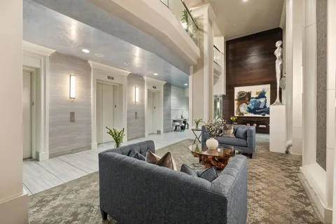 a view of a dining room and livingroom view