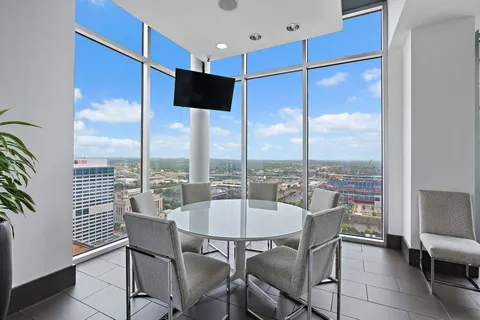 a room with gym equipment