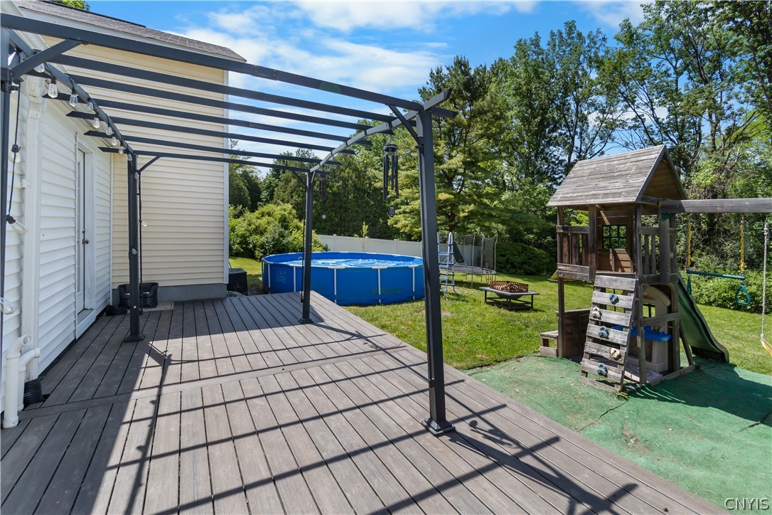6177 Rock Cut Road De Witt, NY 13078 - Photo 23 of 36 Back deck