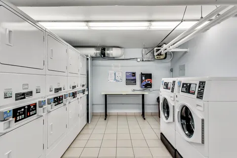 a close view of utility room