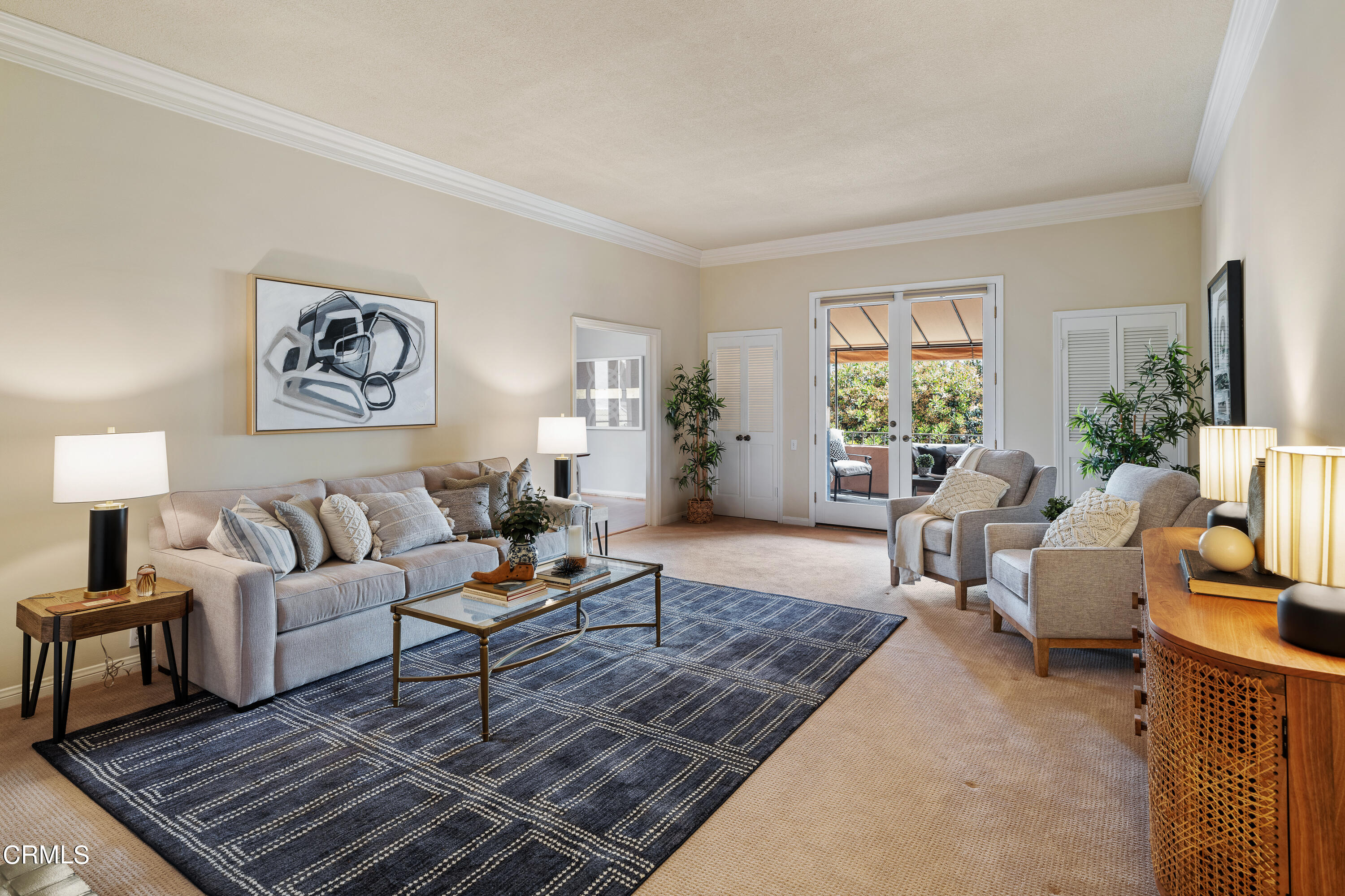 307 Arlington Drive Pasadena, CA 91105 - Photo 15 of 50 a living room with furniture or couch and a large window