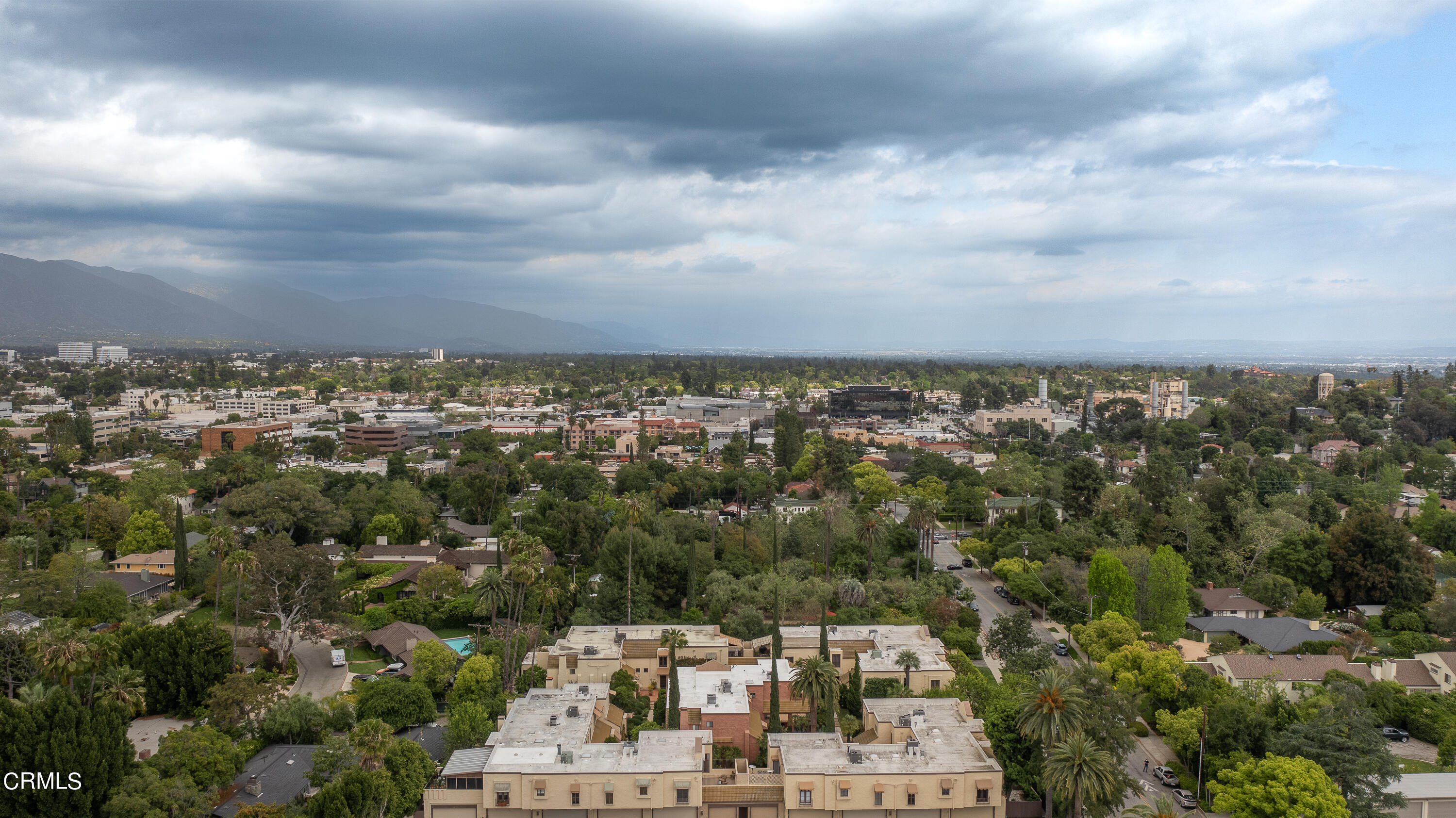 307 Arlington Drive Pasadena, CA 91105 - Photo 46 of 50 an aerial view of a city with lots of residential buildings