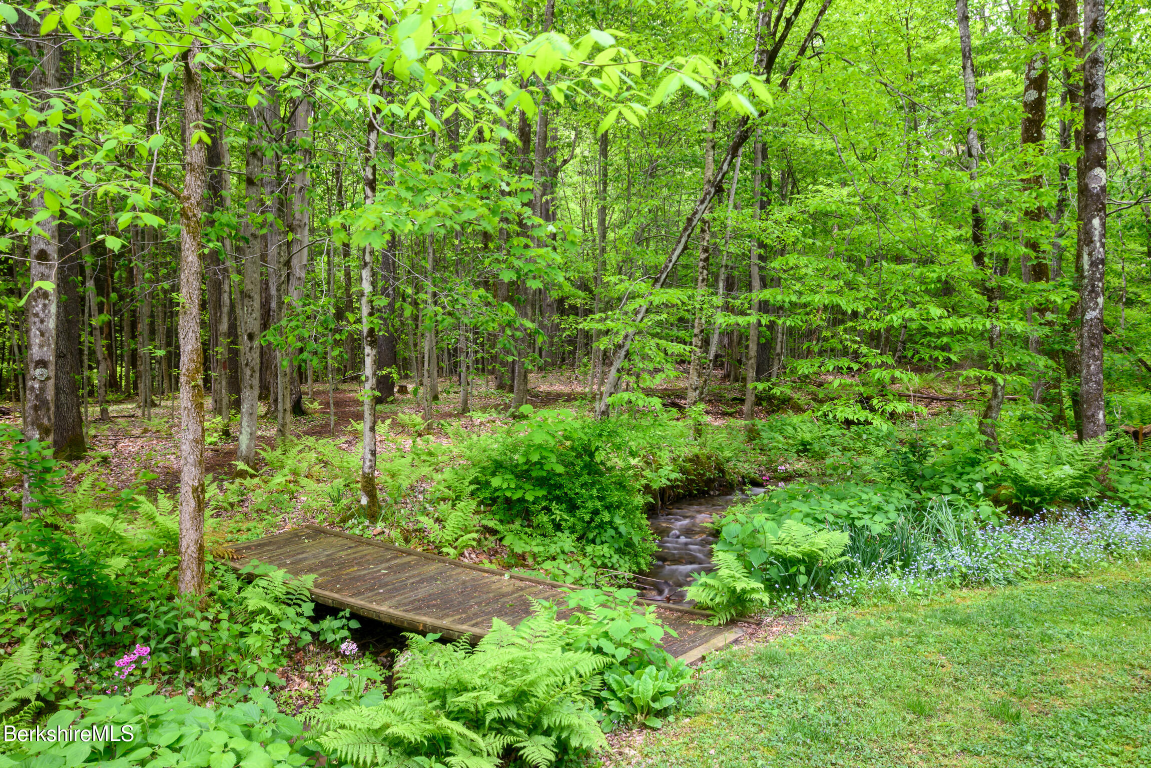 963 Hancock Road Williamstown, MA 01267 - Photo 47 of 60 Bridge to woodland paths