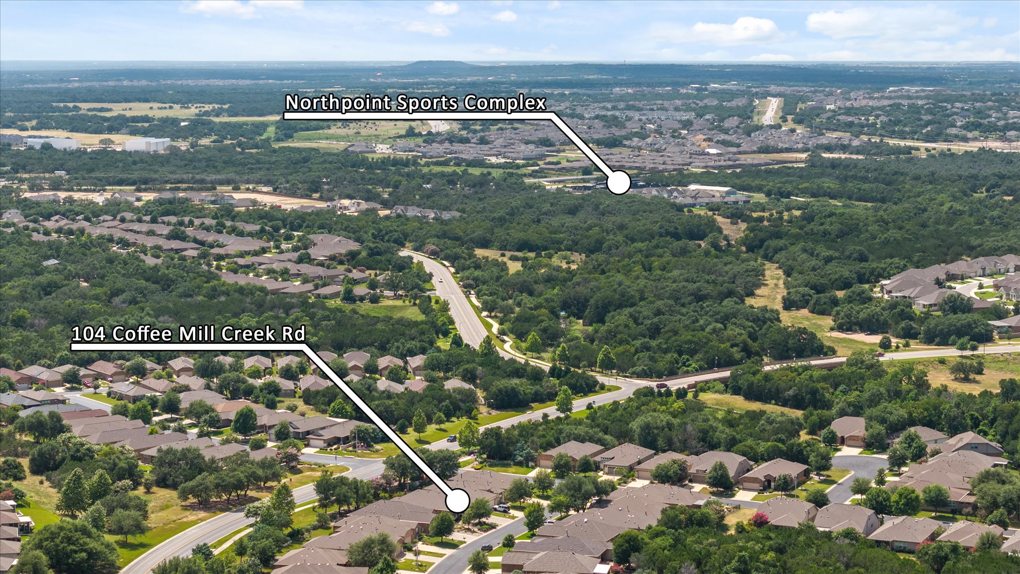 104 Coffee Mill Creek Road Georgetown, TX 78633 - Photo 38 of 40 Close proximity to the new Northpoint Sports Complex with 16 pickleball courts.