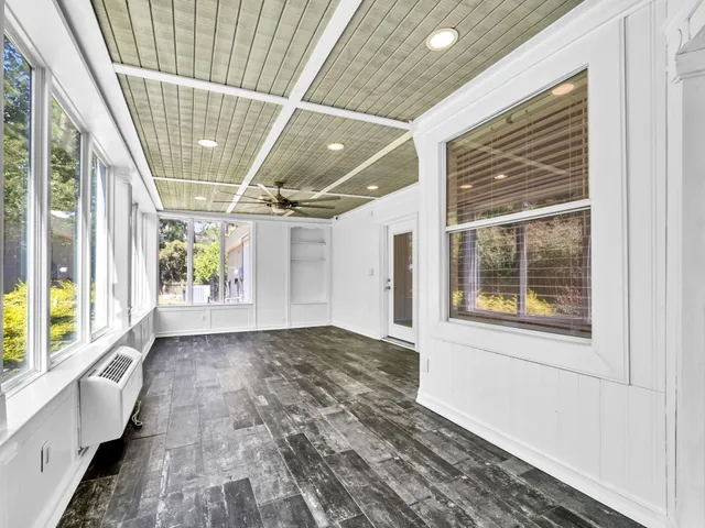 a view of a houses with a lake view