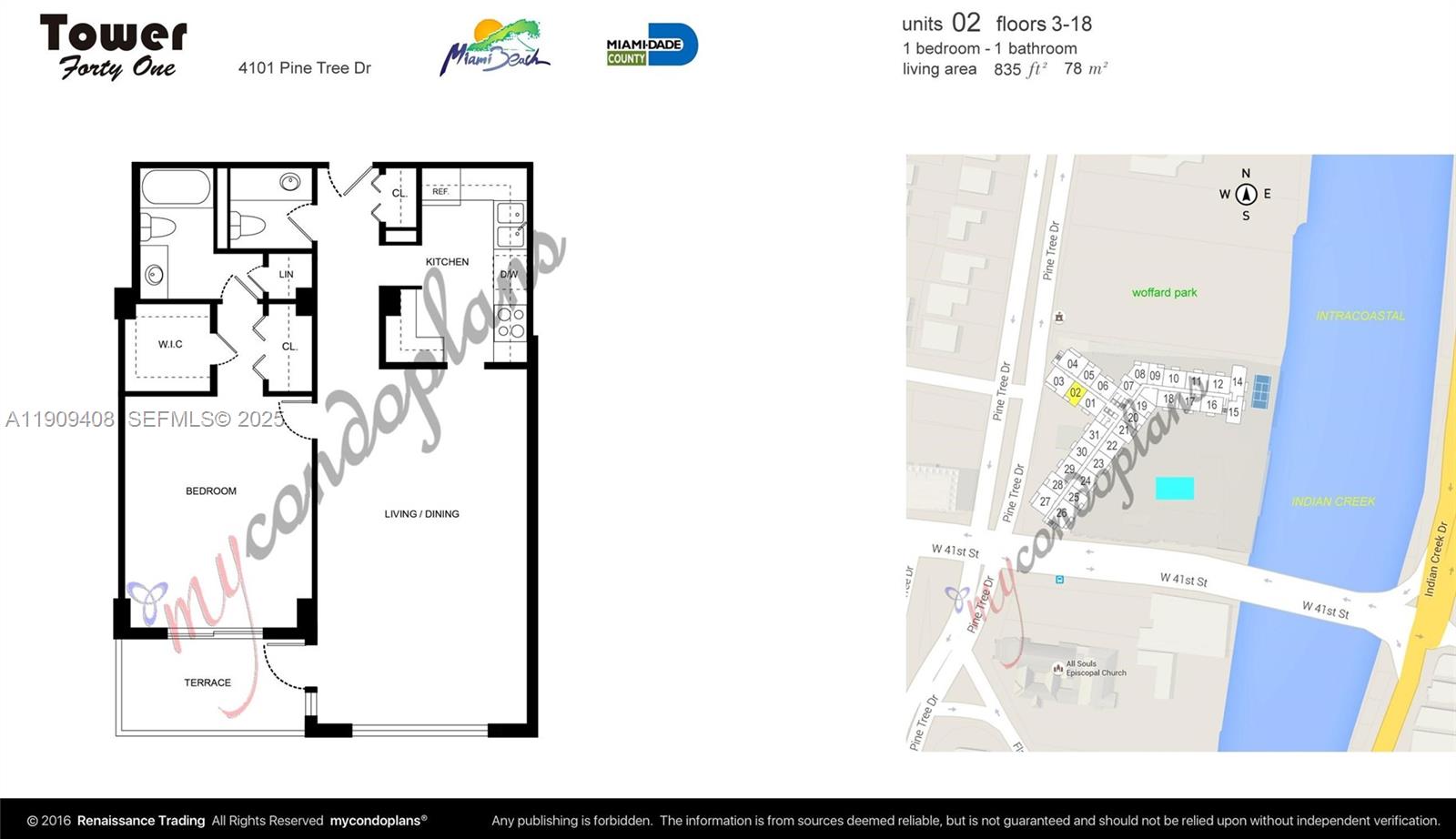 4101 Pine Tree Drive, Unit 802 Miami Beach, FL 33140 - Photo 32 of 58 a black and white photo of a living room