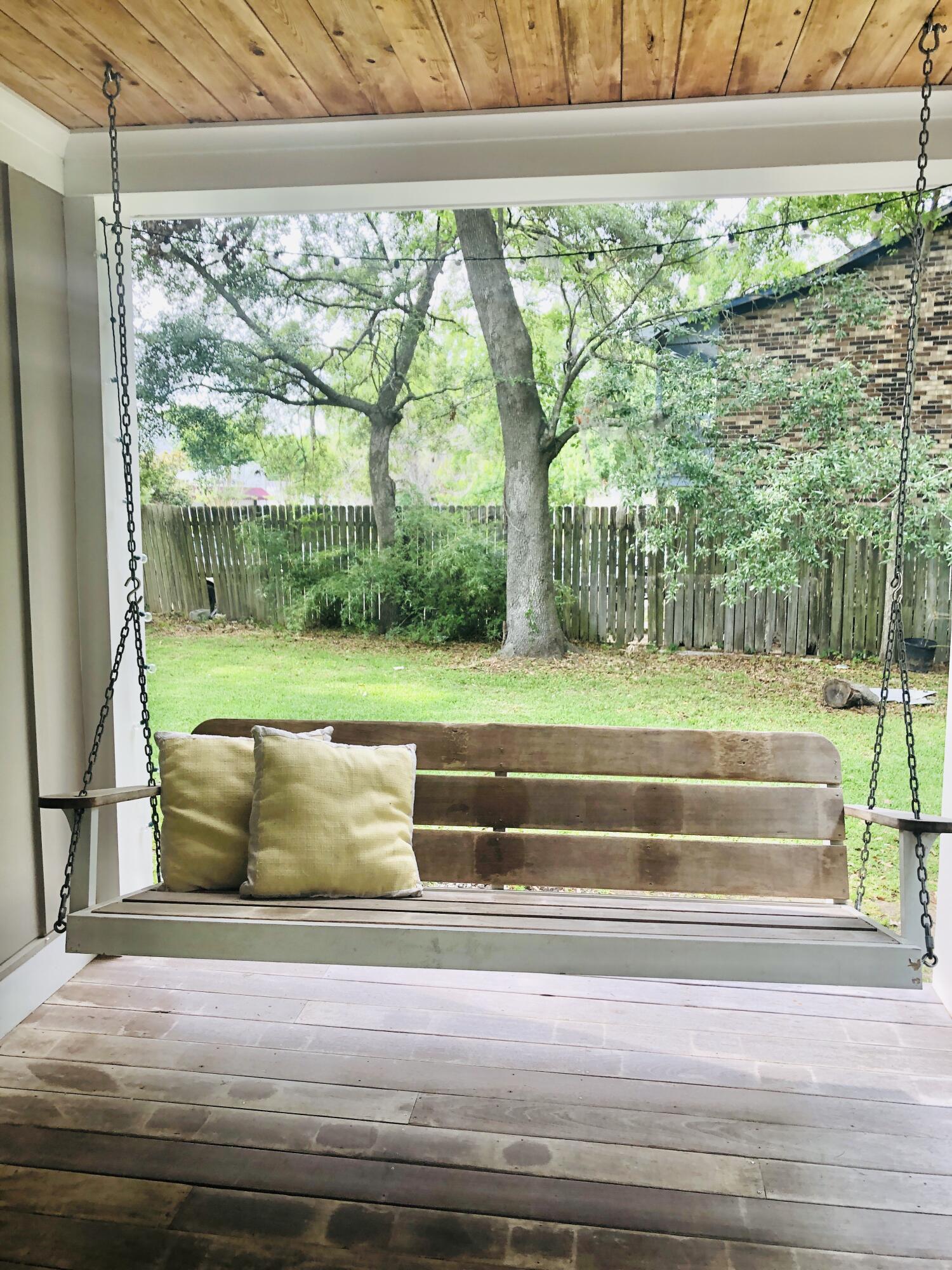 304 Fleming Road Charleston, SC 29412 - Photo 10 of 29 Backporch swing