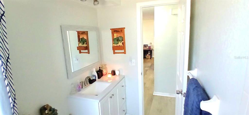 9643 Marlinton Lane Port Richey, FL 34668 - Photo 25 of 31 a bathroom with a sink and a mirror