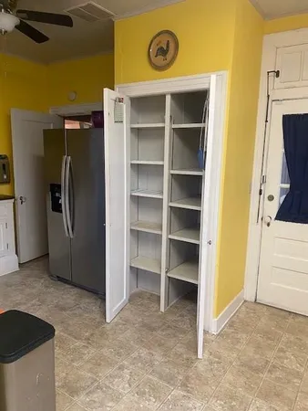 a view of a storage & utility room