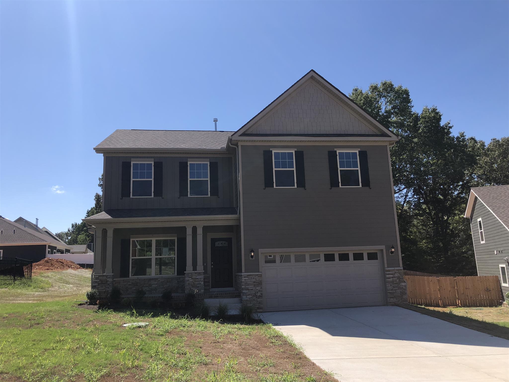 Covered front porch.