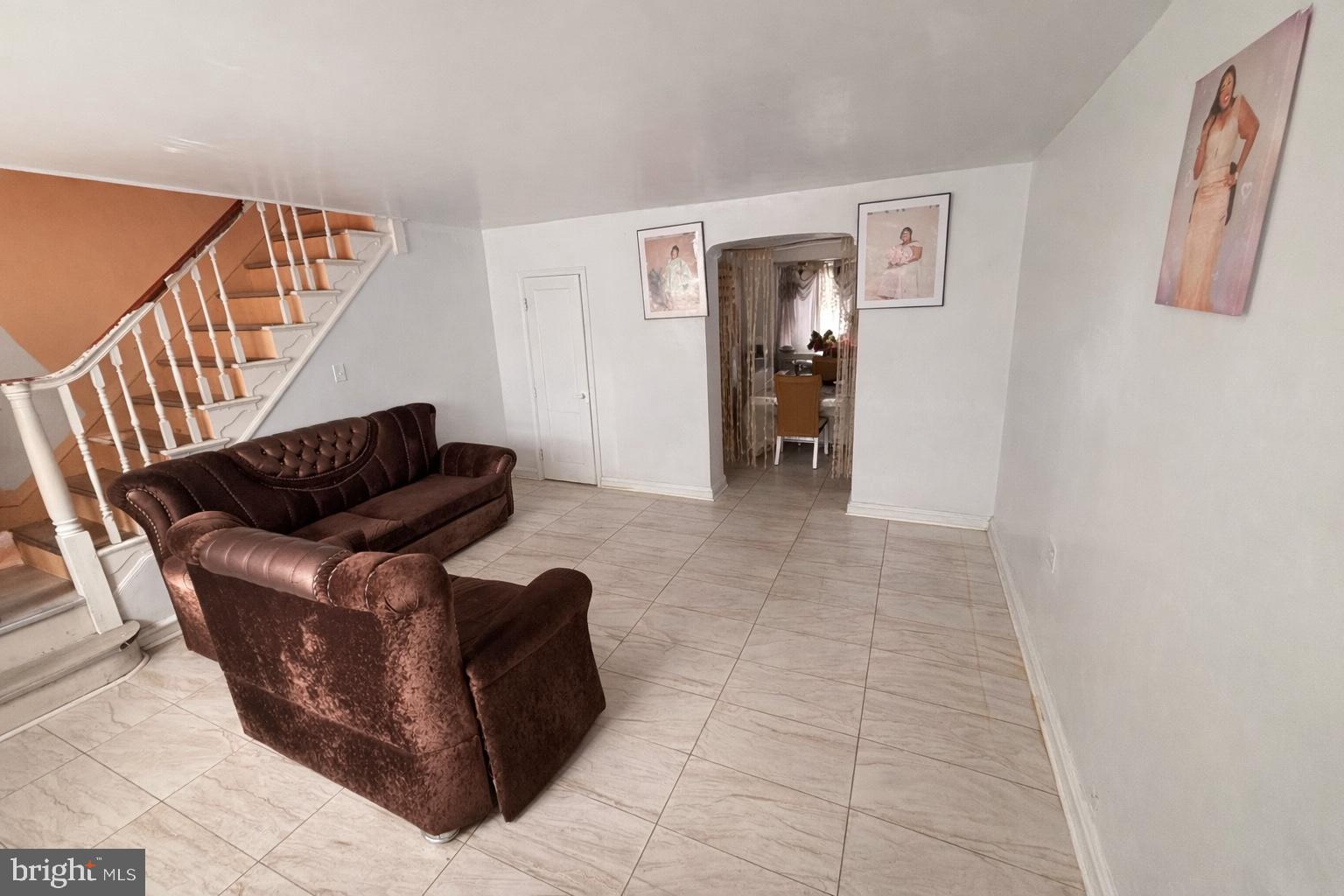 1305 Robbins Street Philadelphia, PA 19111 - Photo 3 of 19 a living room with furniture and a hallway
