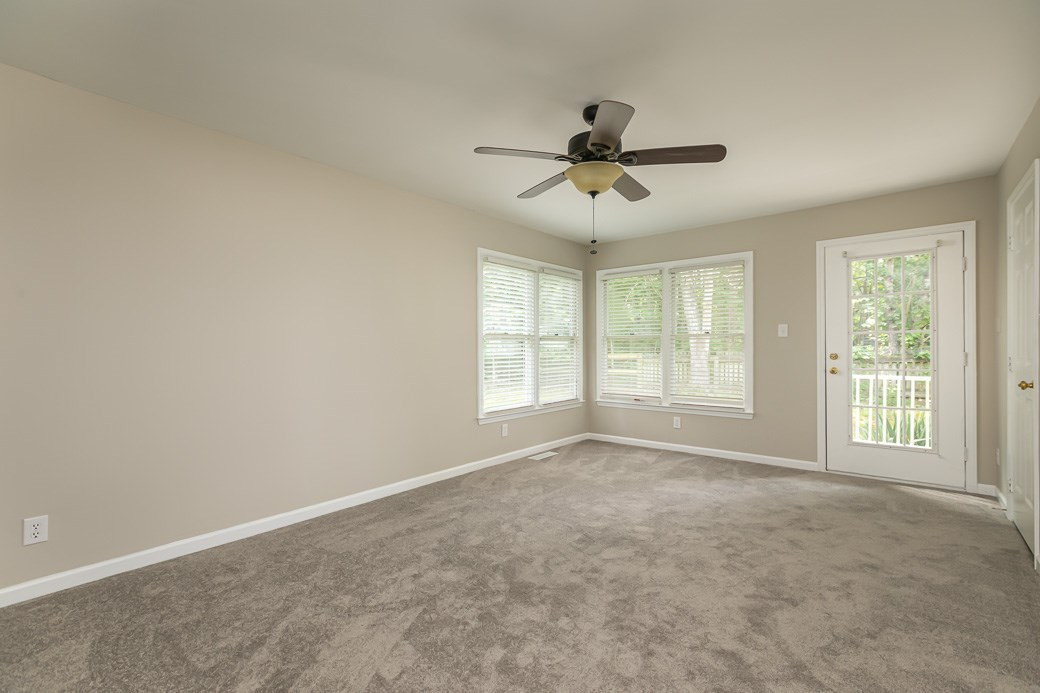 5307 Reams Run Road Durham, NC 27713 - Photo 10 of 18 Spacious master suite with private access to rear deck. Master Bedroom
