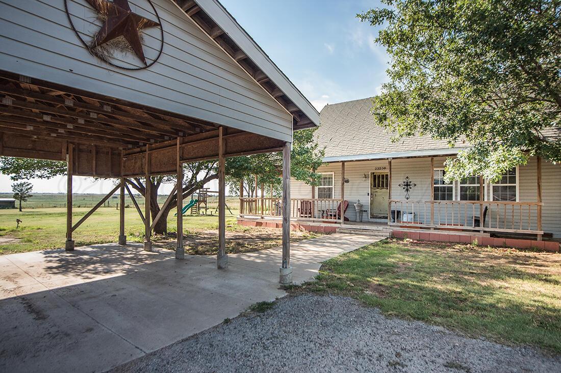 Front/carport