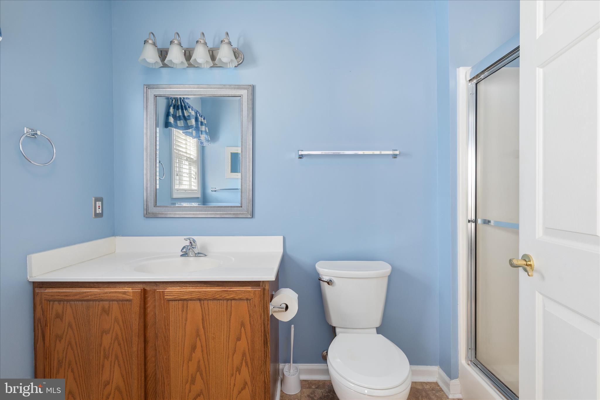 776 Ripplebrook Drive Culpeper, VA 22701 - Photo 16 of 30 a bathroom with a sink a toilet and mirror