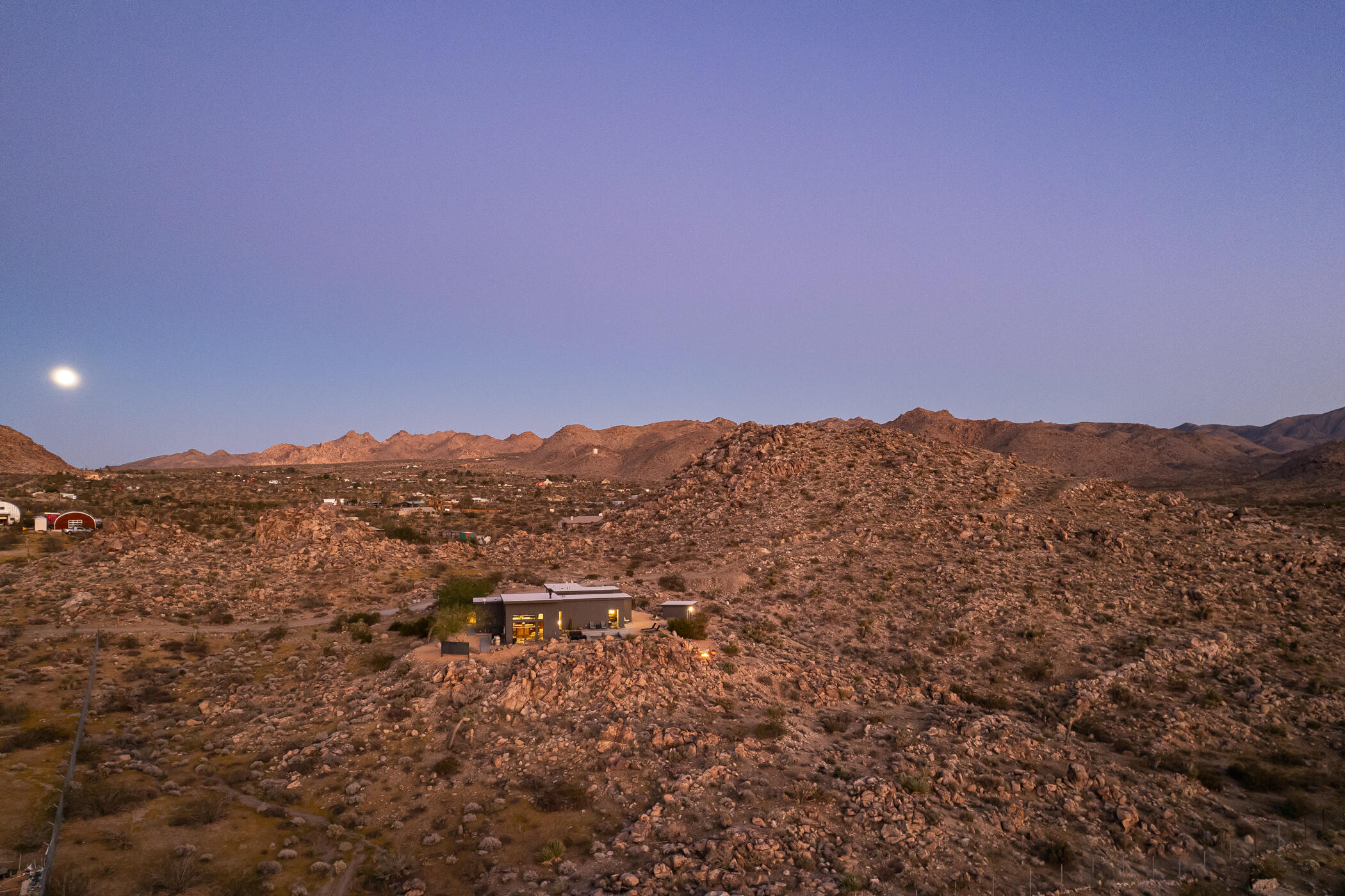 8520 Purple Sage Road Joshua Tree, CA 92252 - Photo 3 of 36 a view of a city with mountains in the background