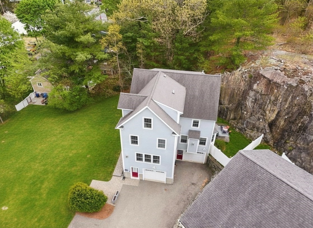 2 B Gates Lane, Unit B Wakefield, MA 01880 - Photo 3 of 42 an aerial view of a house with a yard