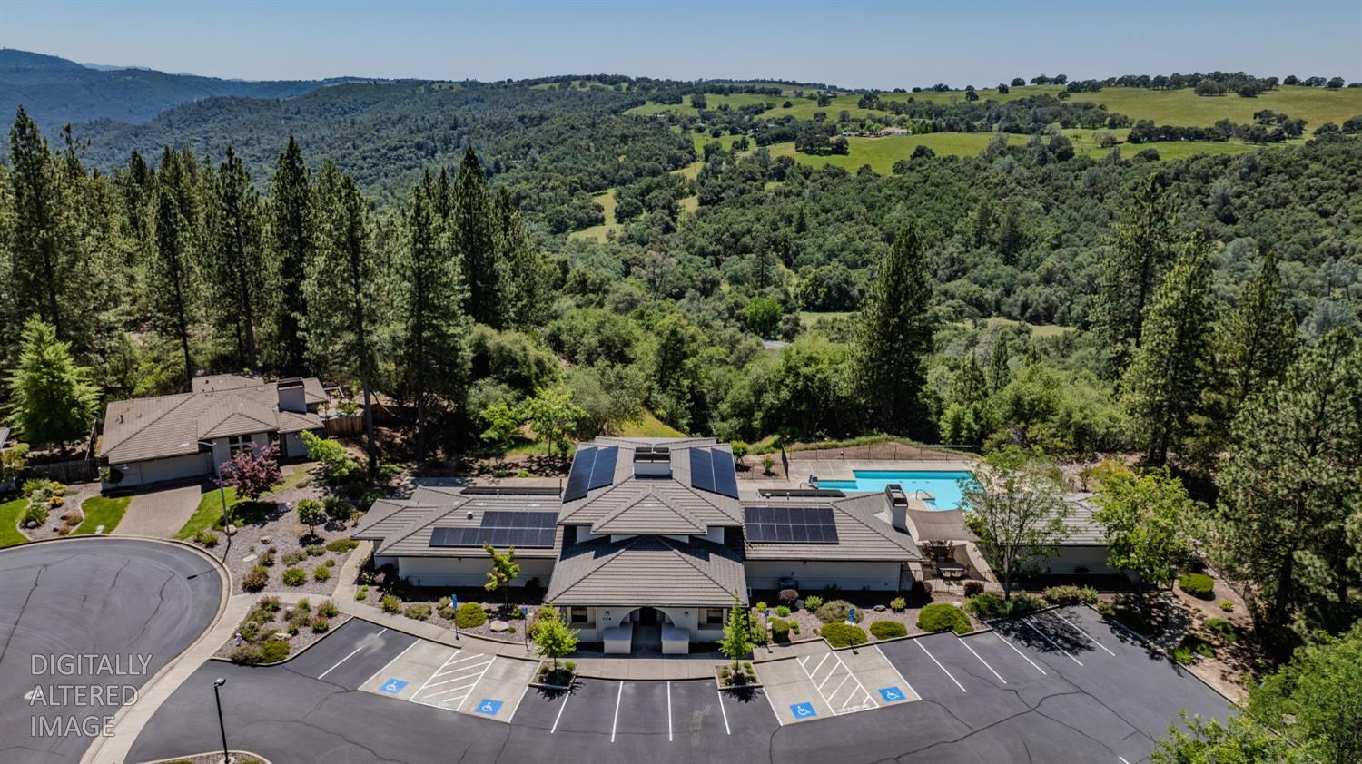 159 Emerald Lane Jackson, CA 95642 - Photo 48 of 58 an aerial view of a house with a garden